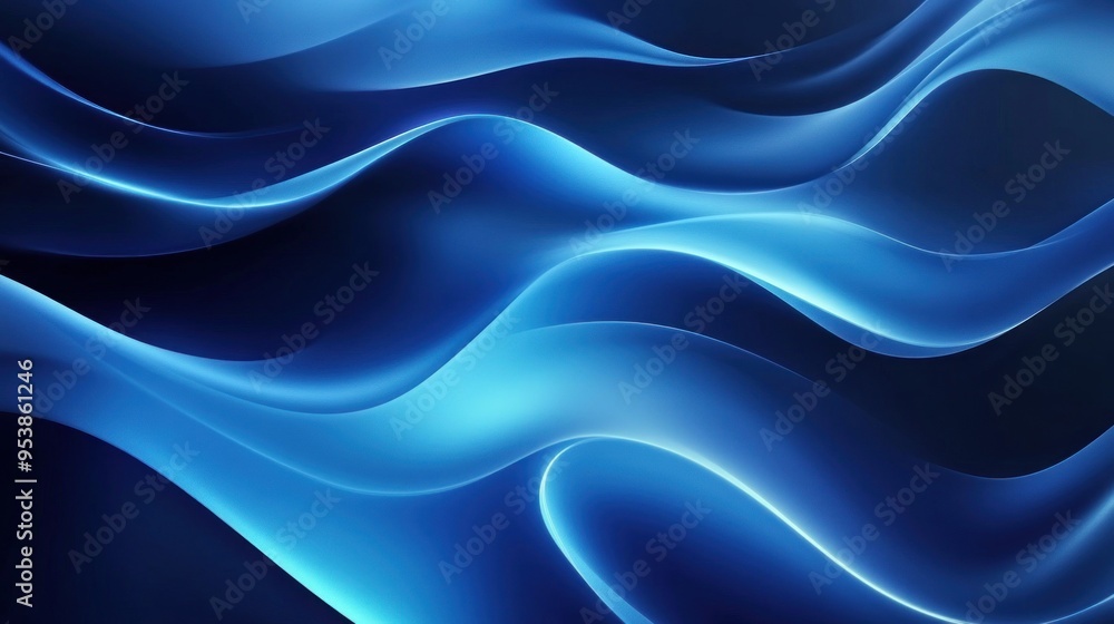 Abstract Blue Waves Abstract Blue Waves