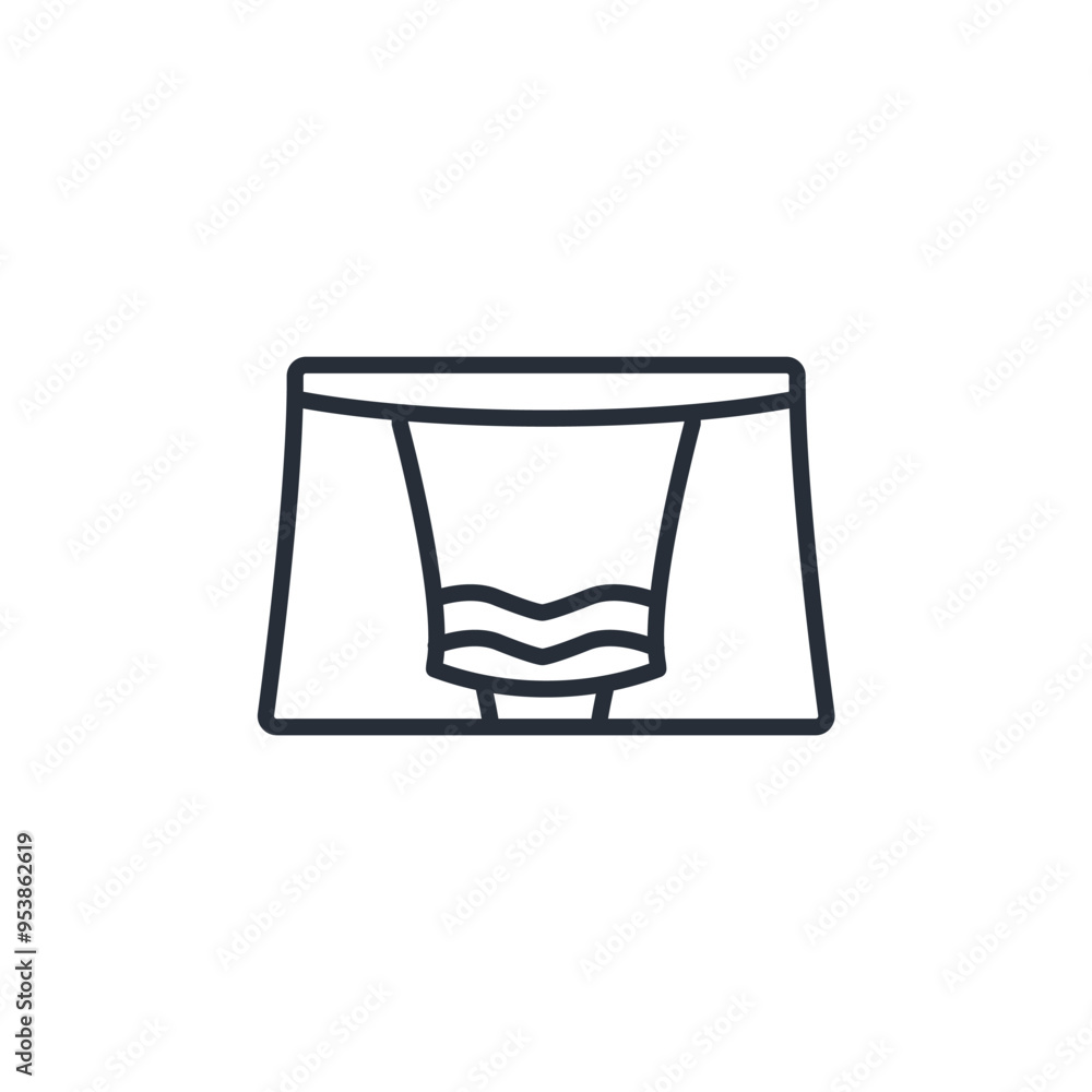 boxers icon. vector.Editable stroke.linear style sign for use web design,logo.Symbol illustration. boxers icon. vector.Editable stroke.linear style sign for use web design,logo.Symbol illustration.