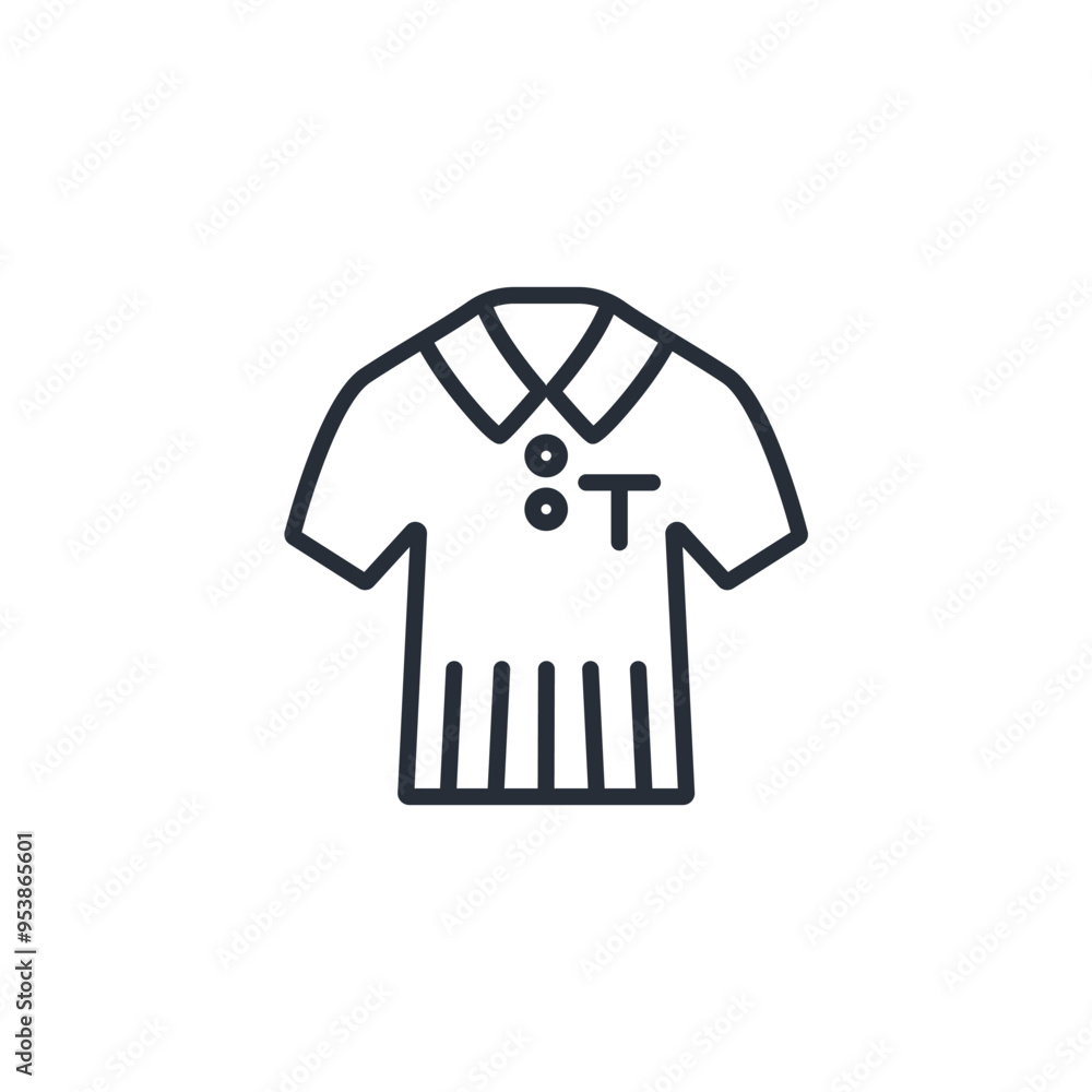 Polo Shirt icon. vector.Editable stroke.linear style sign for use web design,logo.Symbol illustration. Polo Shirt icon. vector.Editable stroke.linear style sign for use web design,logo.Symbol illustration.
