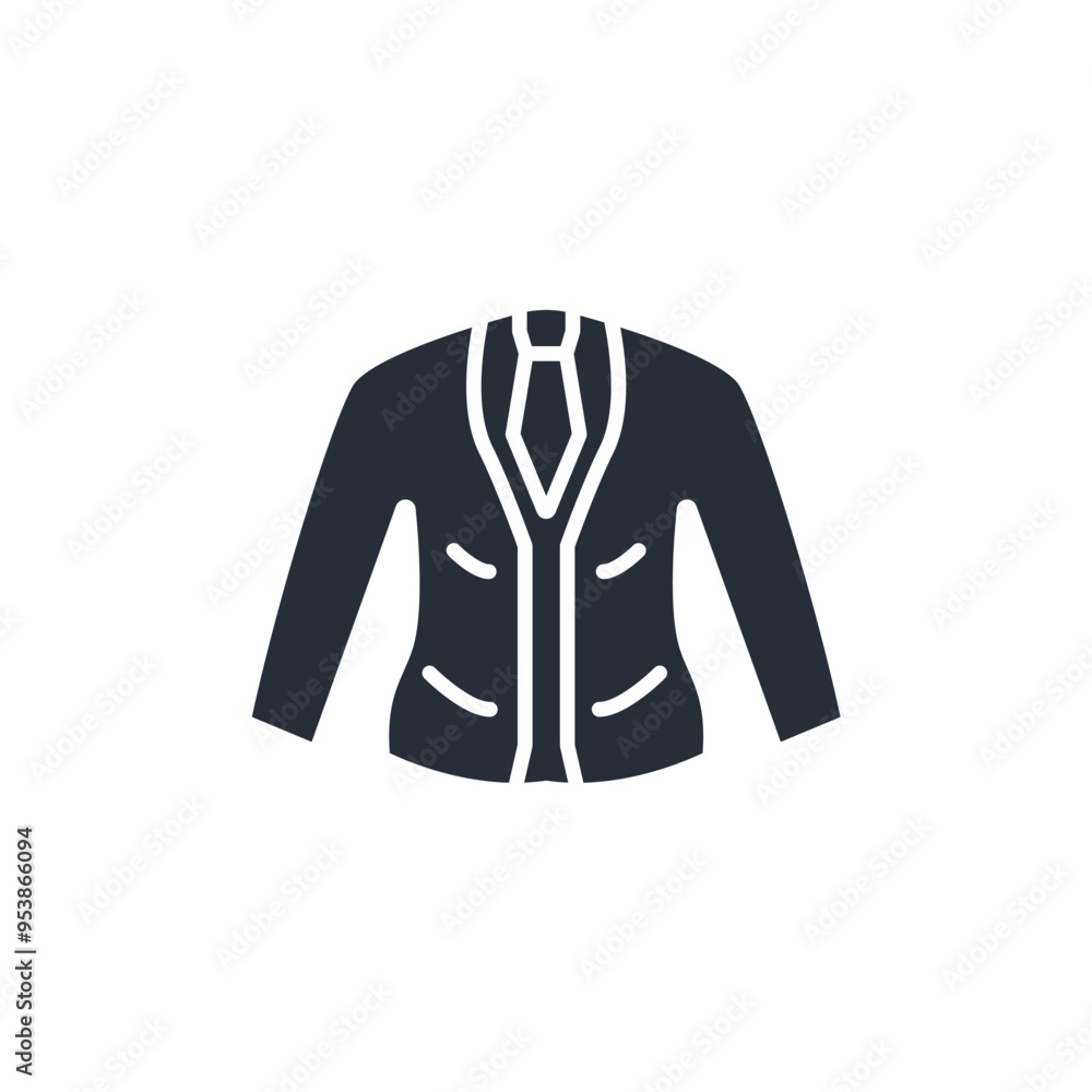 suit icon. vector.Editable stroke.linear style sign for use web design,logo.Symbol illustration. suit icon. vector.Editable stroke.linear style sign for use web design,logo.Symbol illustration.