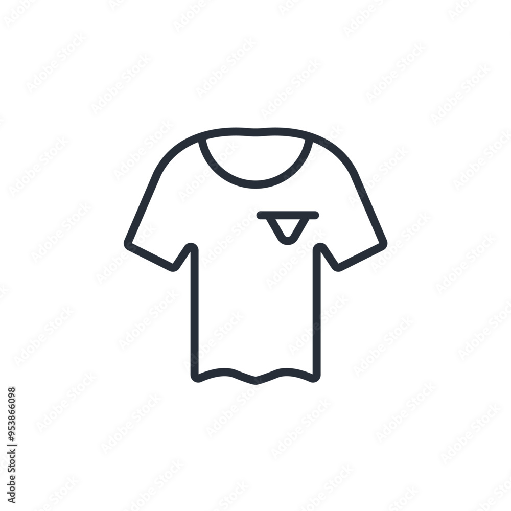 t shirt icon. vector.Editable stroke.linear style sign for use web design,logo.Symbol illustration. t shirt icon. vector.Editable stroke.linear style sign for use web design,logo.Symbol illustration.