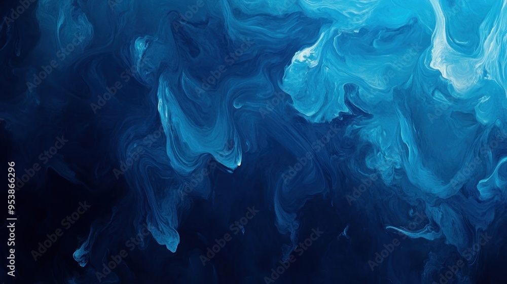 Abstract Blue Swirls Abstract Blue Swirls