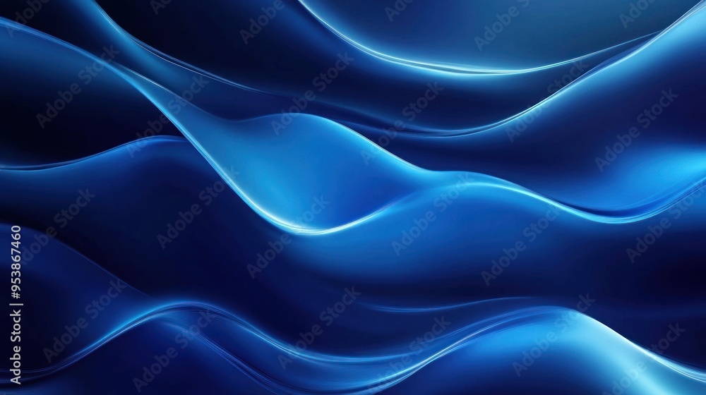 Abstract Blue Waves Abstract Blue Waves