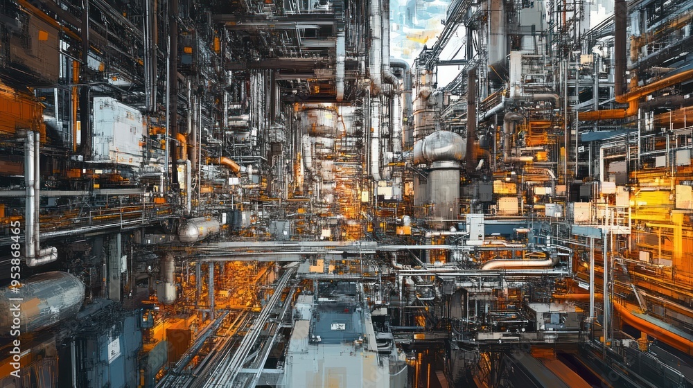 A Complex Network of Interconnected Industrial Structures A Complex Network of Interconnected Industrial Structures