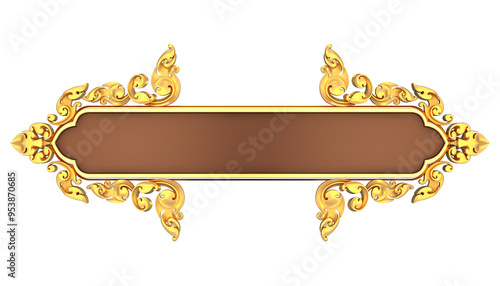 Khmer Art Lower third Frame