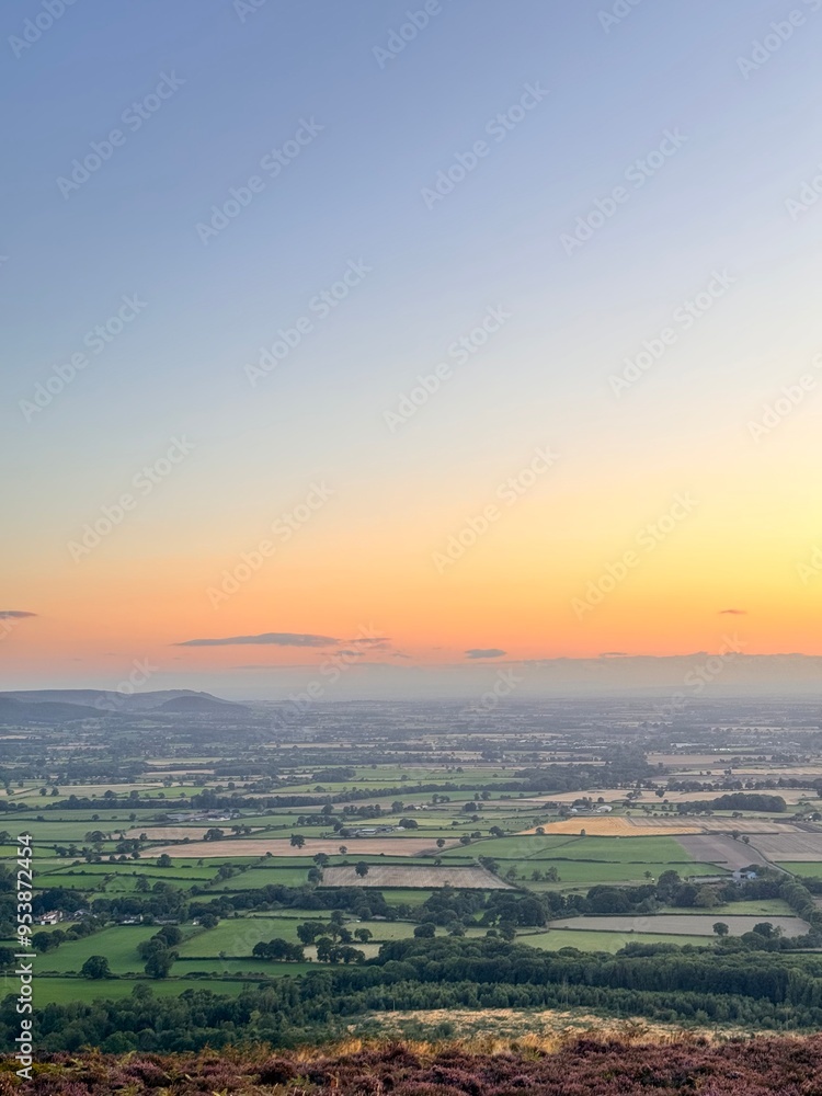 Sunset countryside Sunset countryside