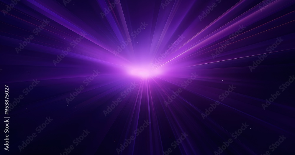 A vibrant cosmic scene featuring radiant purple light beams radiating from a central point, evoking a sense of wonder and exploration. A vibrant cosmic scene featuring radiant purple light beams radiating from a central point, evoking a sense of wonder and exploration.
