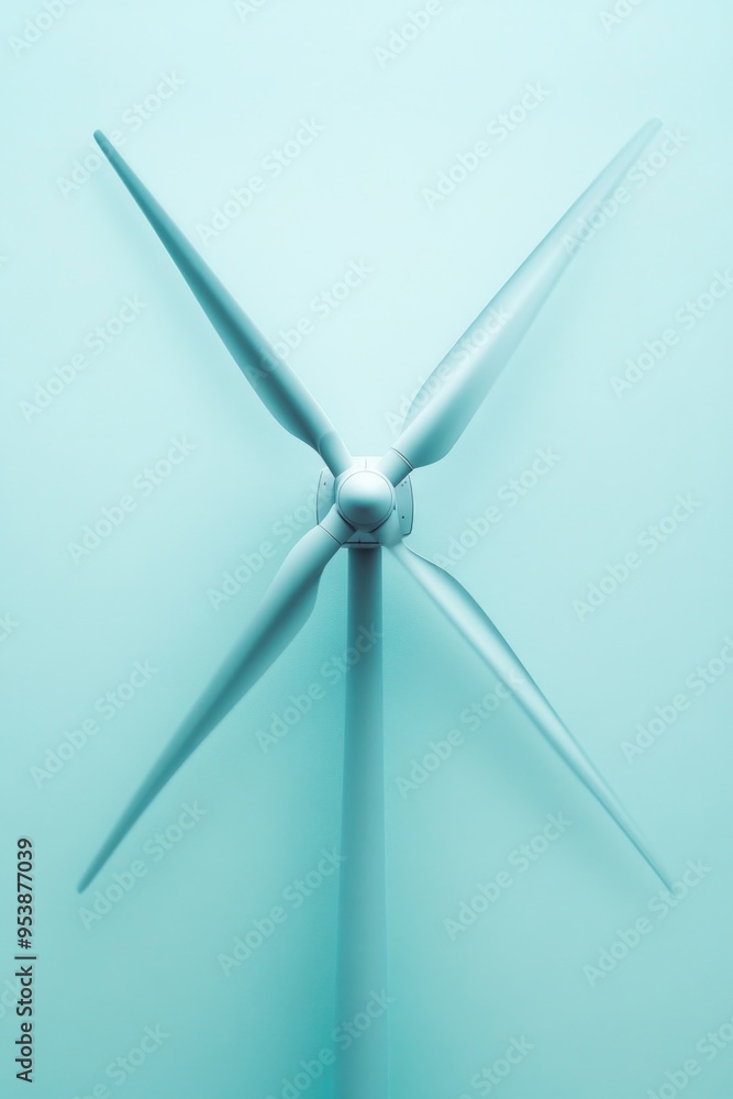The image features a modern wind turbine blade set against a grey background. The design suggests advanced engineering for efficient energy production. The image features a modern wind turbine blade set against a grey background. The design suggests advanced engineering for efficient energy production.