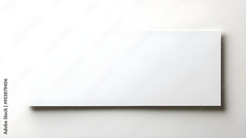 A high-resolution stock photo of a blank landscape-oriented banner on a white background. A high-resolution stock photo of a blank landscape-oriented banner on a white background.