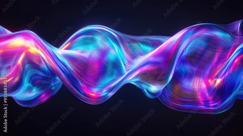 Colored Light on Black Background Colored Light on Black Background