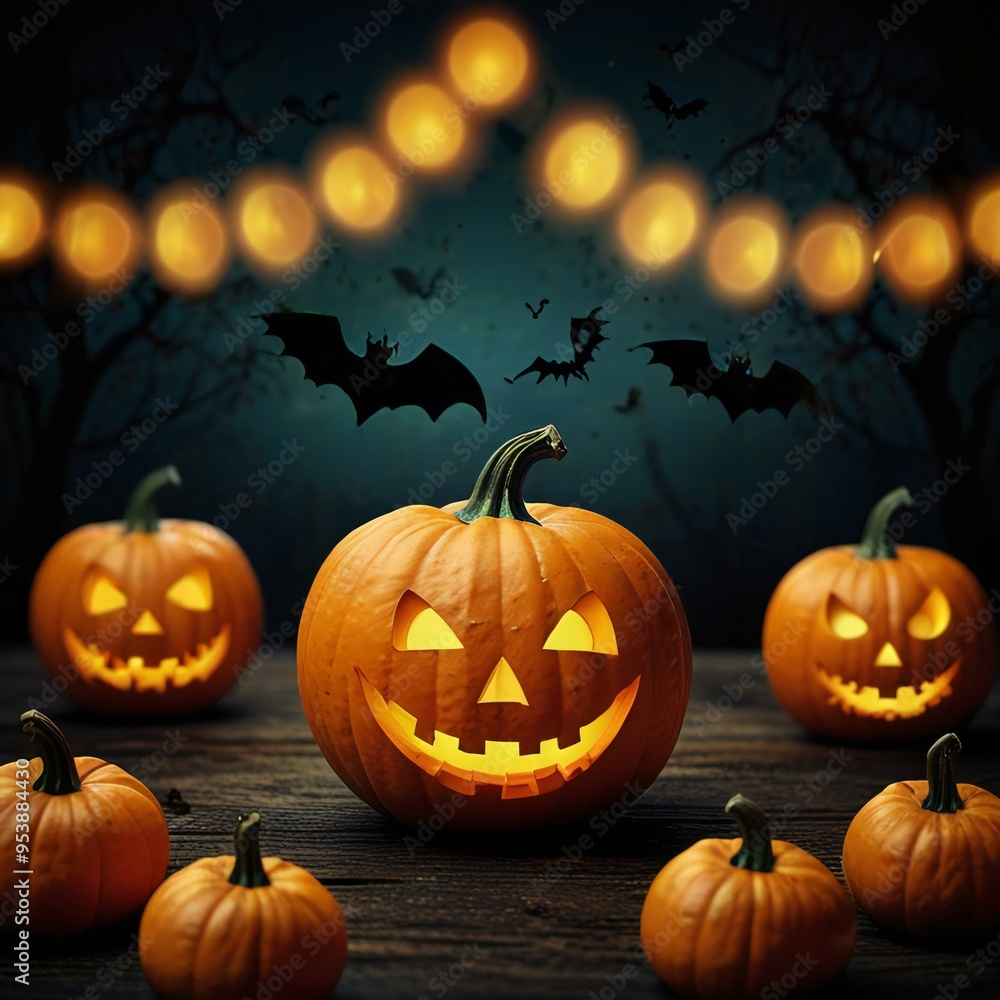halloween background with pumpkins halloween background with pumpkins