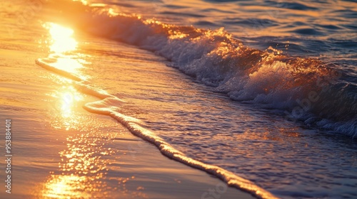 Golden Hour Waves photo