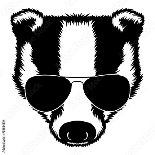 Badger In Sunglasses