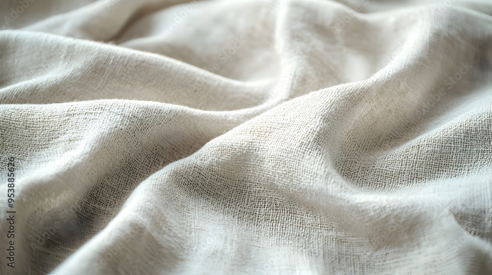 Simple and Clean Cotton Fabric Texture Background with Slight Wrinkles Simple and Clean Cotton Fabric Texture Background with Slight Wrinkles