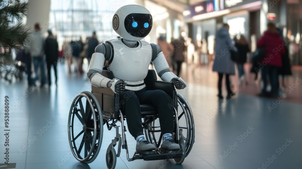 Robot in a Wheelchair Robot in a Wheelchair