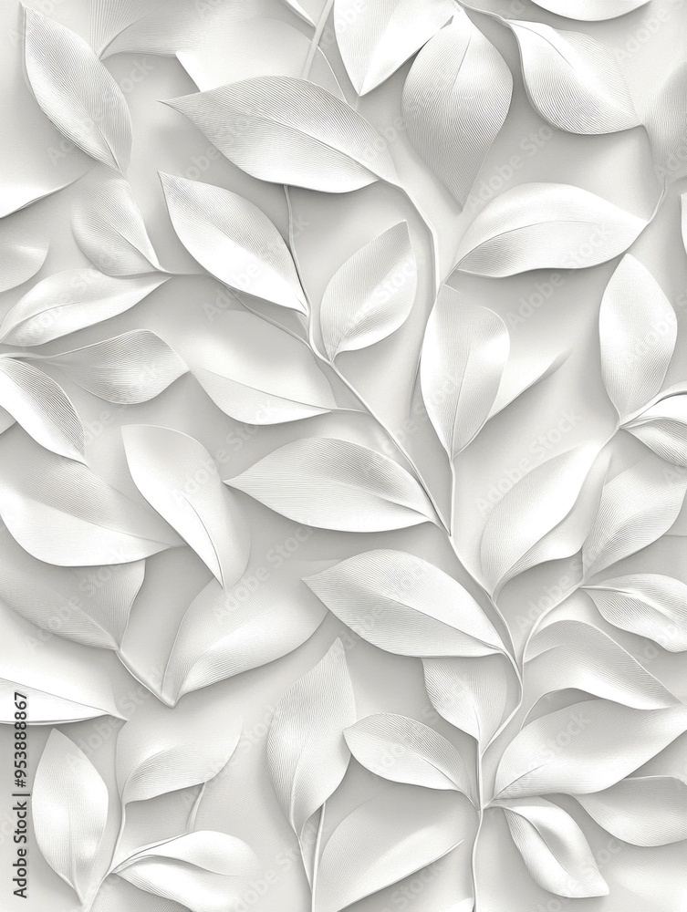 Close-up of white leaves Close-up of white leaves