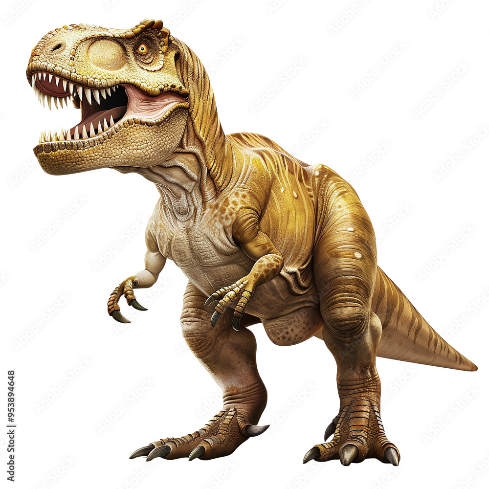 Yellow T-Rex Dinosaur Illustration
Yellow T-Rex Dinosaur Illustration