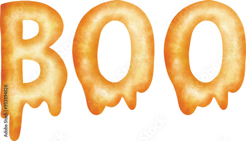 Halloween cookie boo