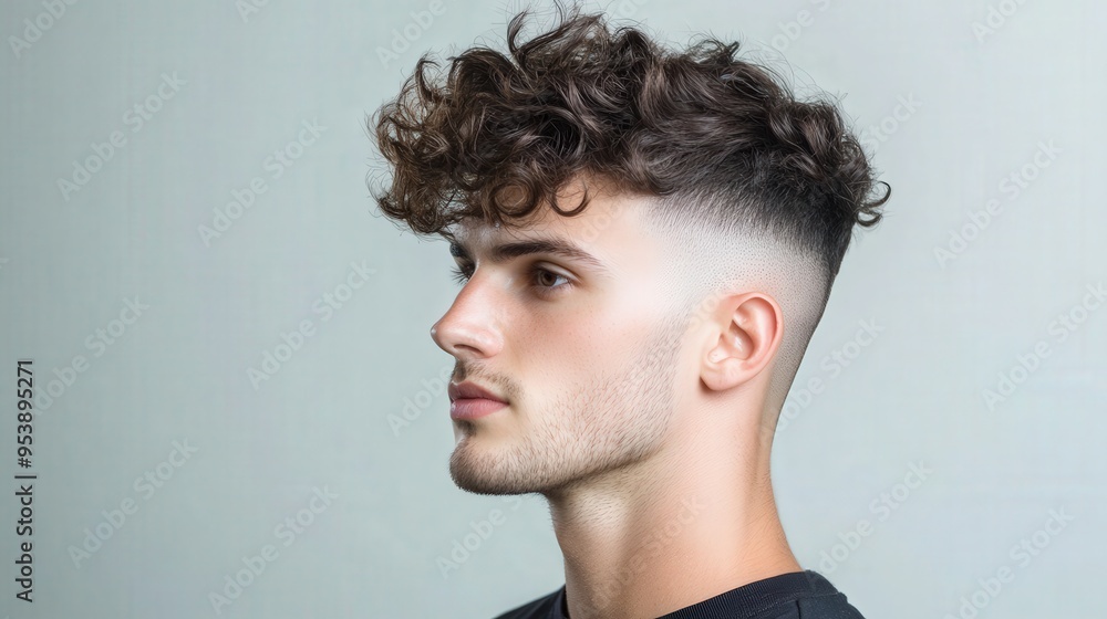 A man with a shaved head and a shaved beard A man with a shaved head and a shaved beard