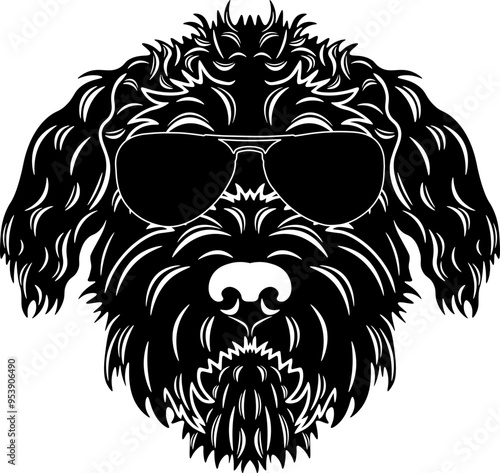 Bouvier des Flandres In Sunglasses