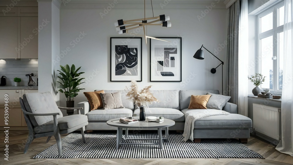 Fototapeta premium modern living room