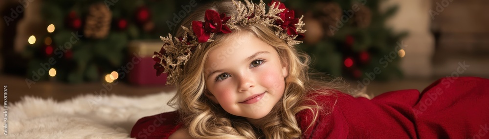 Festive Child Portrait Festive Child Portrait