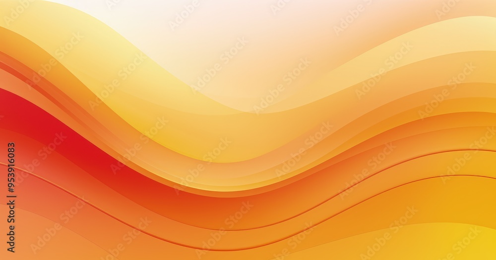 A vibrant abstract background featuring flowing waves in shades of orange and yellow, suitable for design projects. A vibrant abstract background featuring flowing waves in shades of orange and yellow, suitable for design projects.