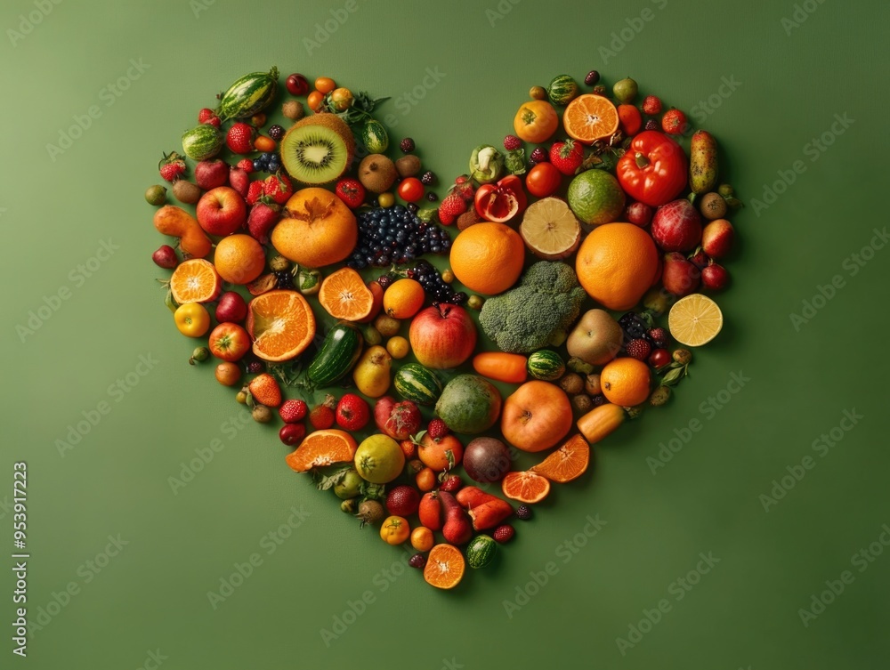 Fresh fruit and vegetable arrangement Fresh fruit and vegetable arrangement