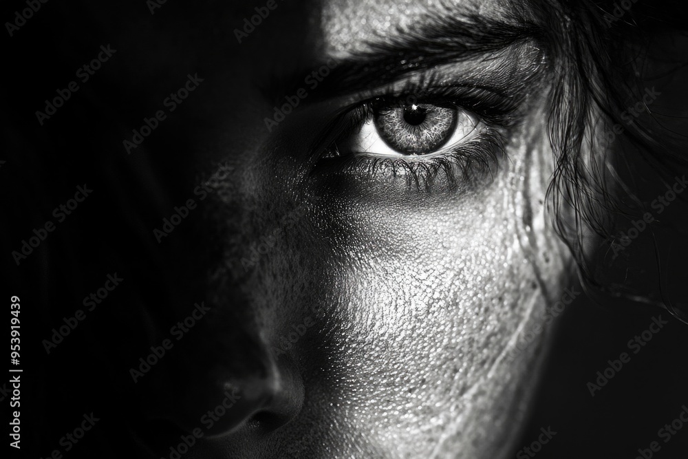 Naklejka premium Person's eye
