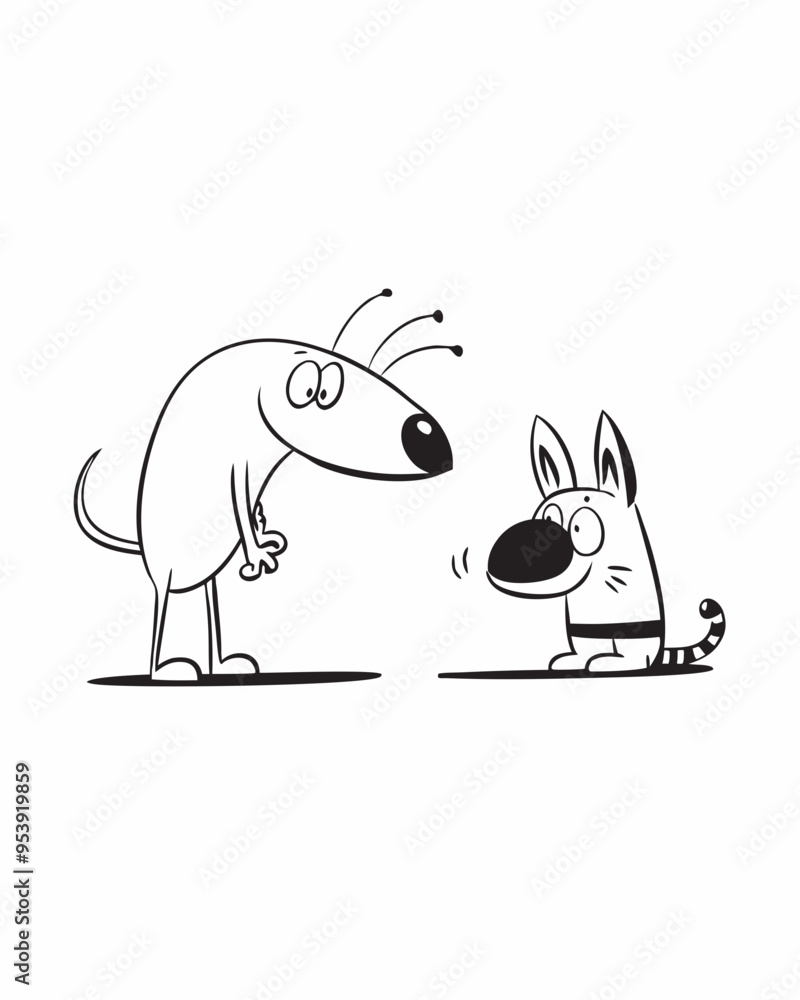 Adorable cat and dog friendship smiling, funny and fluffy kitten and puppy sitting together mascot. Cute cat and dog flat illustration cartoon. Adorable cat and dog friendship smiling, funny and fluffy kitten and puppy sitting together mascot. Cute cat and dog flat illustration cartoon.