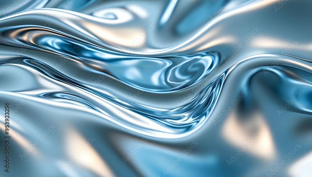 A close-up view of shimmering blue fabric with smooth, flowing texture, creating an elegant and dynamic visual effect. A close-up view of shimmering blue fabric with smooth, flowing texture, creating an elegant and dynamic visual effect.