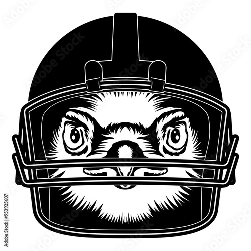 Eagle In Football Helmet