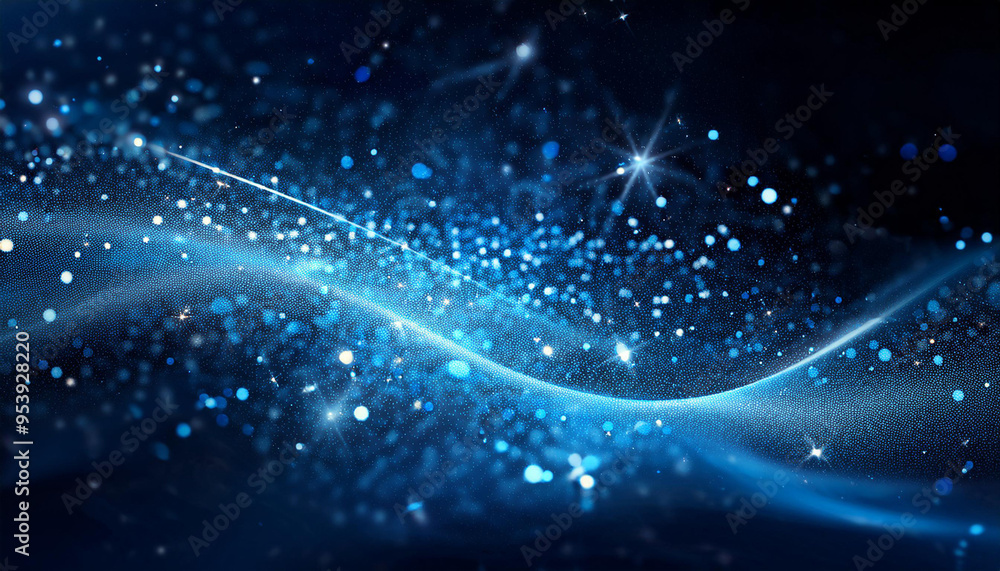 Dark blue and glow particle abstract background Dark blue and glow particle abstract background
