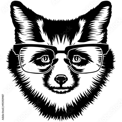 Fox In Glasses