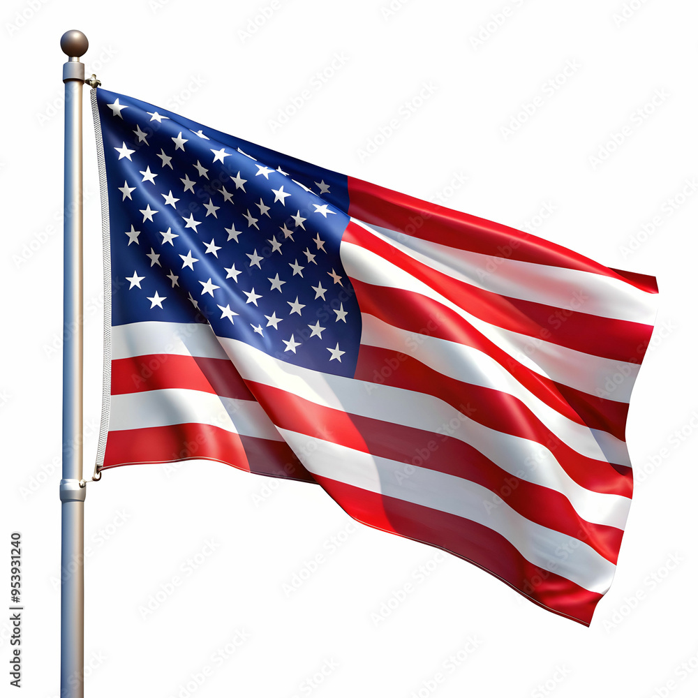 Fototapeta premium american flag design isolated