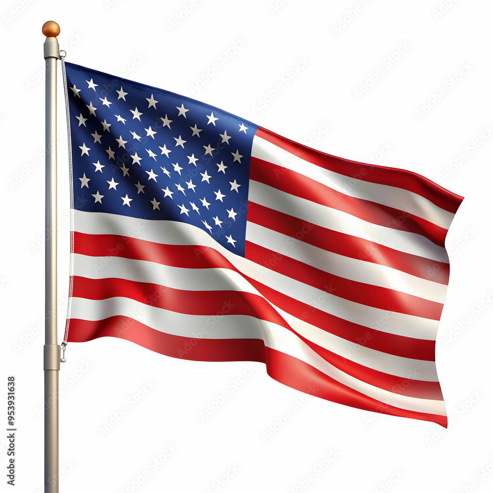 Fototapeta premium american flag design isolated