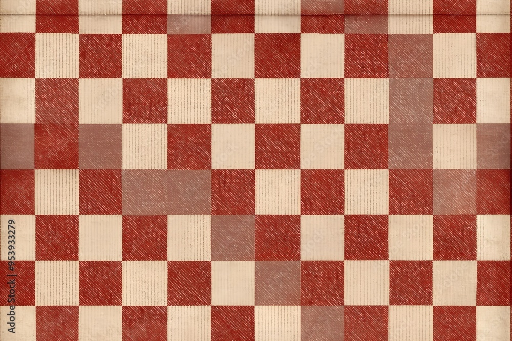 A checkered background like a notebook. A checkered background like a notebook.