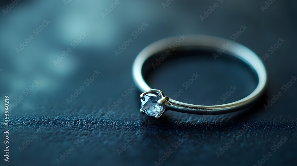 Minimalist and Elegant Platinum Ring with a Small Hexagonal Crystal Displayed on a Clean Monochrome Surface Embodying Subtle Sophistication Minimalist and Elegant Platinum Ring with a Small Hexagonal Crystal Displayed on a Clean Monochrome Surface Embodying Subtle Sophistication