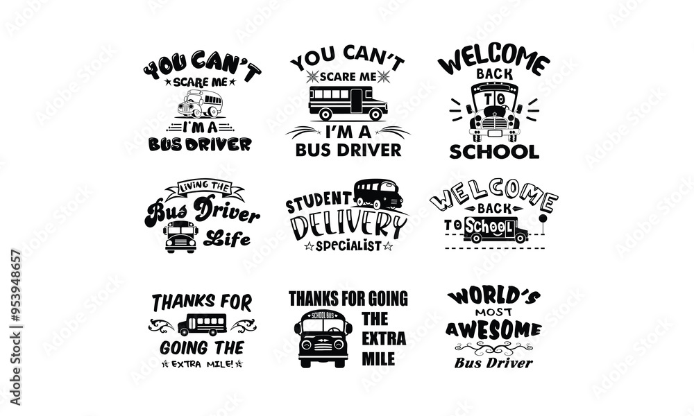 School bus Vector bundle, Clipart, Silhouette, Vector, icons, illustration, design. School bus Vector bundle, Clipart, Silhouette, Vector, icons, illustration, design.