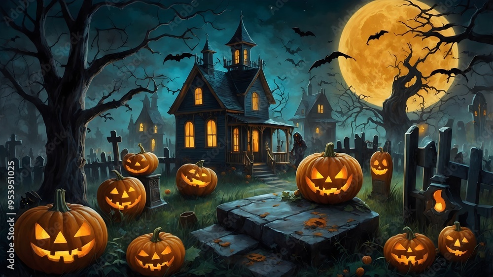 halloween background with pumpkin halloween background with pumpkin
