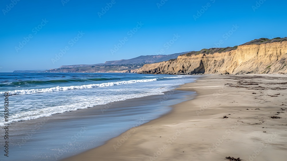 beach in the morning