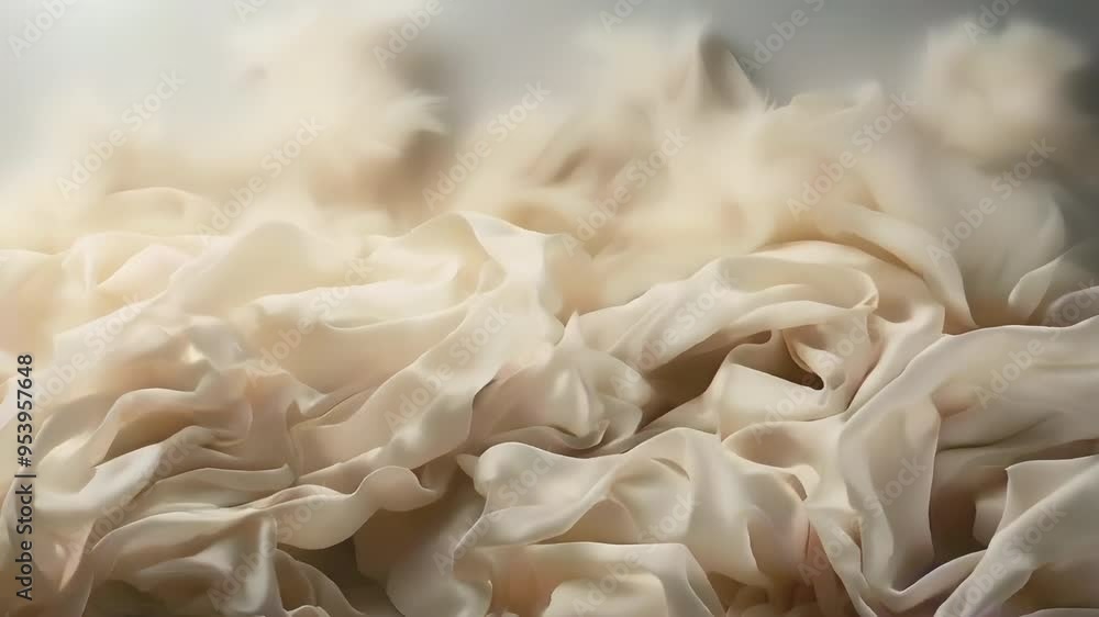 Video recreation of soft texture of a cotton silk cloth waving Video recreation of soft texture of a cotton silk cloth waving