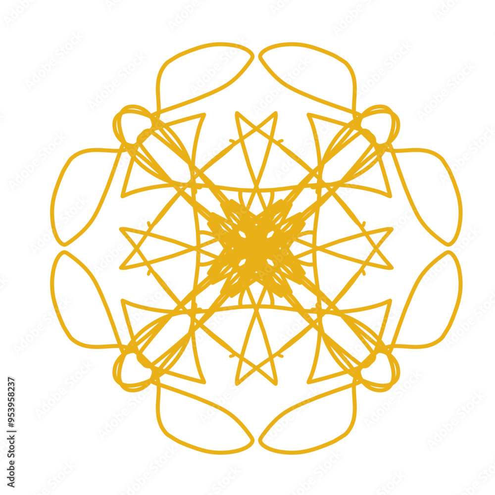 Flower mandala style for decorate Flower mandala style for decorate
