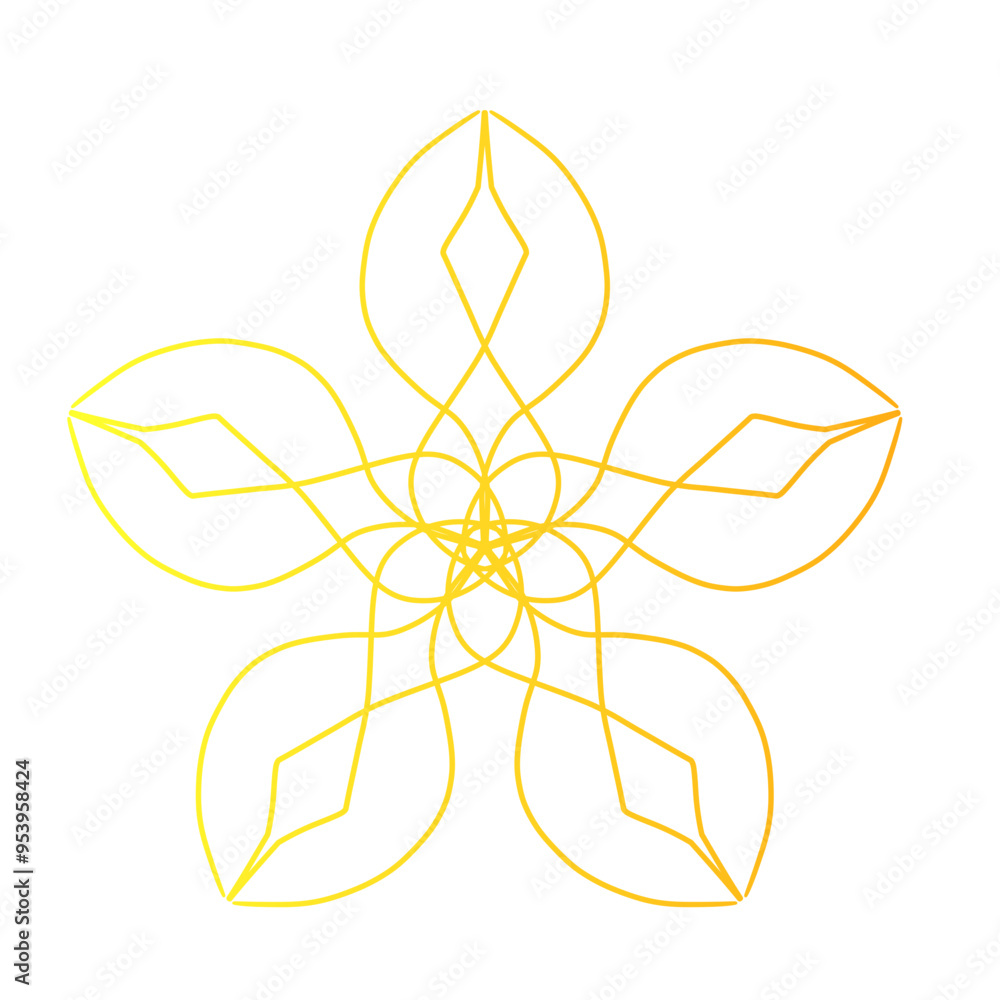 Flower mandala style for decorate Flower mandala style for decorate