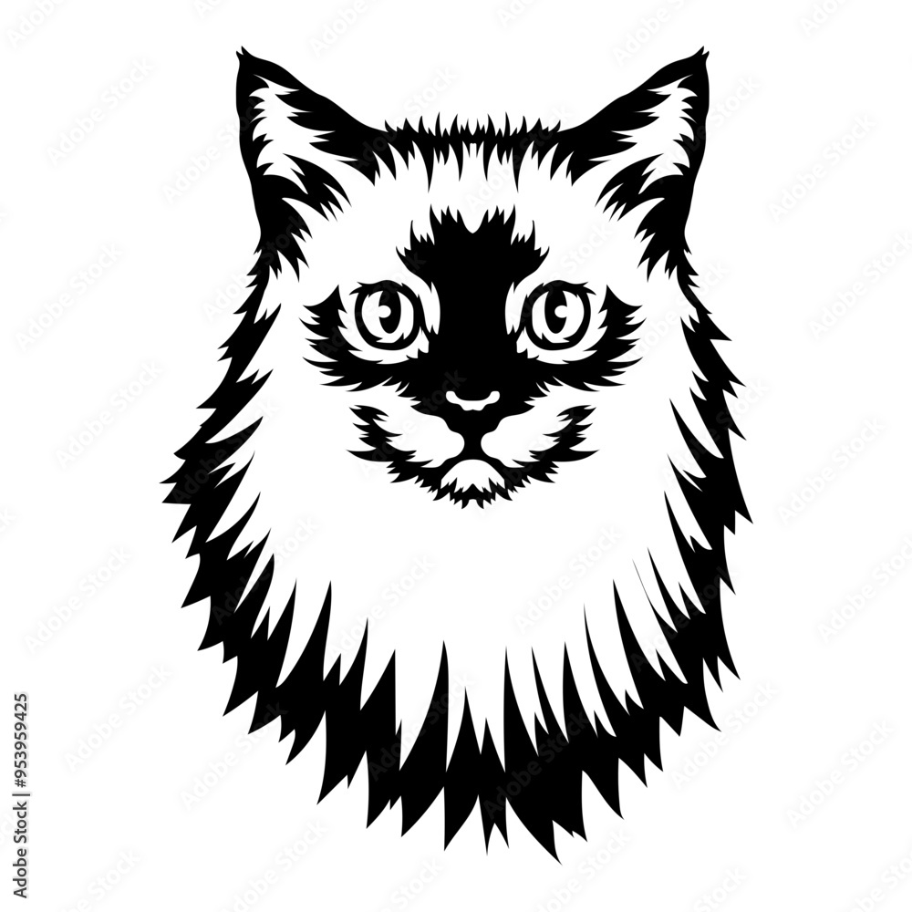 Fototapeta premium Ragdoll Face