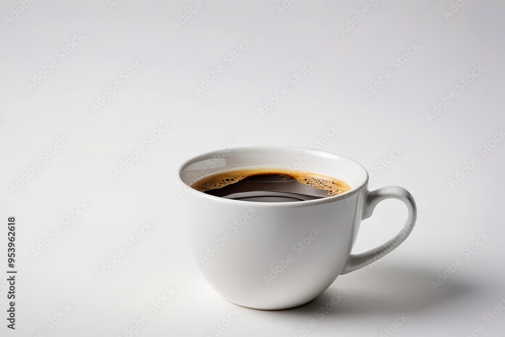 there is a cup of coffee with a spoon on the side there is a cup of coffee with a spoon on the side