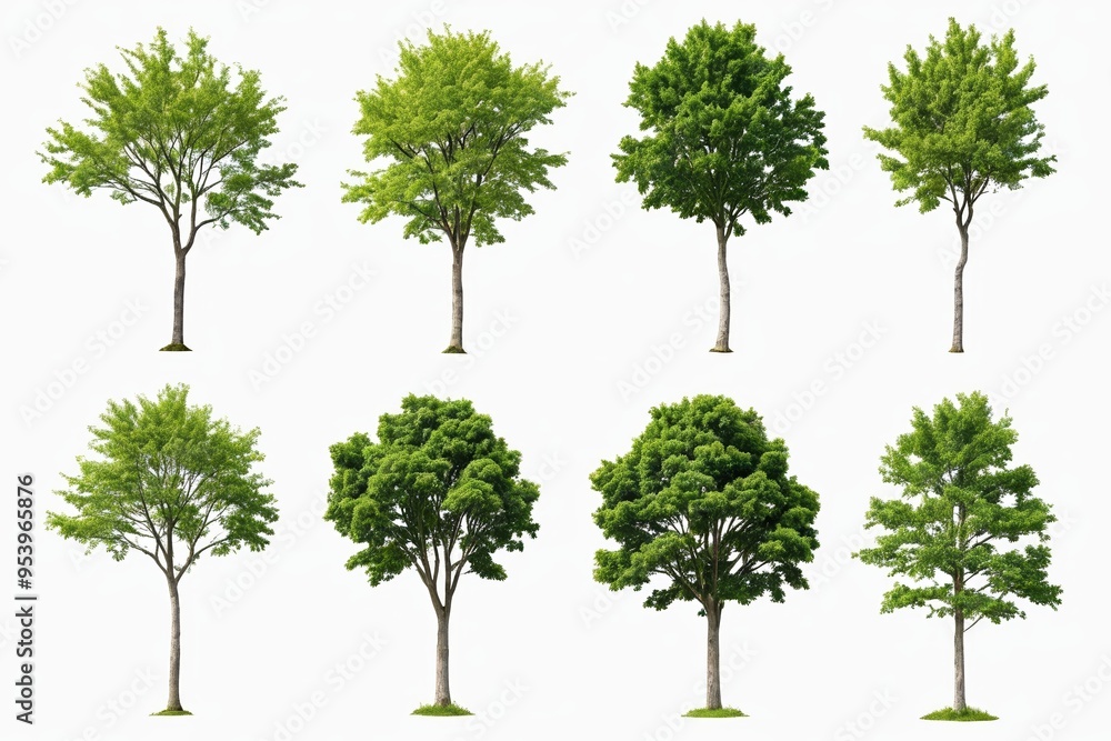 a close up of a bunch of trees on a white surface a close up of a bunch of trees on a white surface