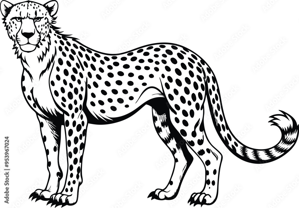 illustration of a leopard illustration of a leopard