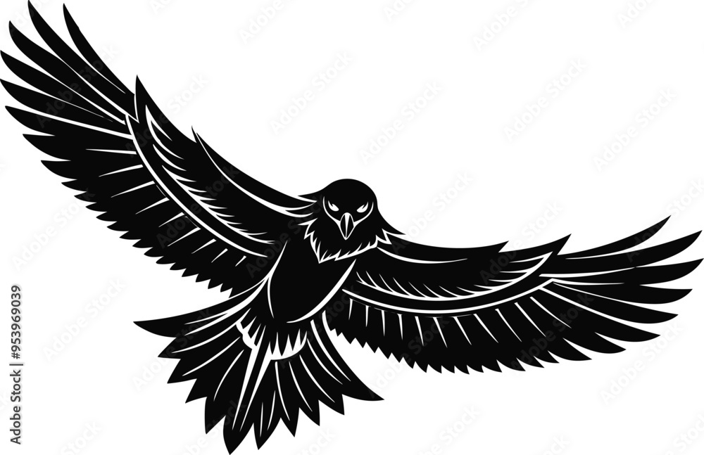 Fototapeta premium eagle with wings