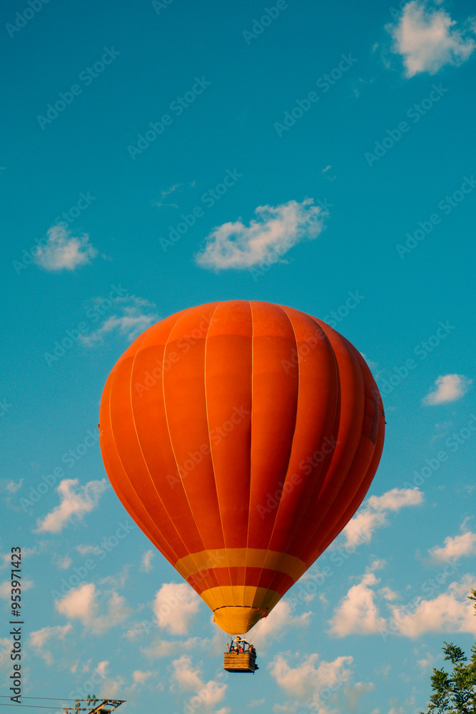 Fototapeta premium hot air balloon in the sky